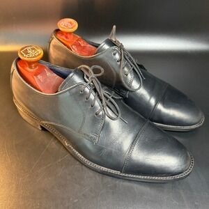 Cole Haan‎ Mens Black Leather Cap Toe Oxford Dress Shoes Size 10M